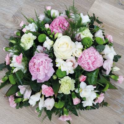 Pink And White Posy