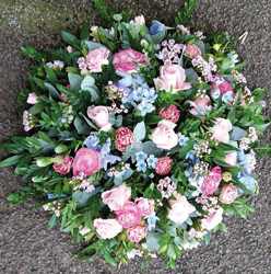 Pink And Blue Posy